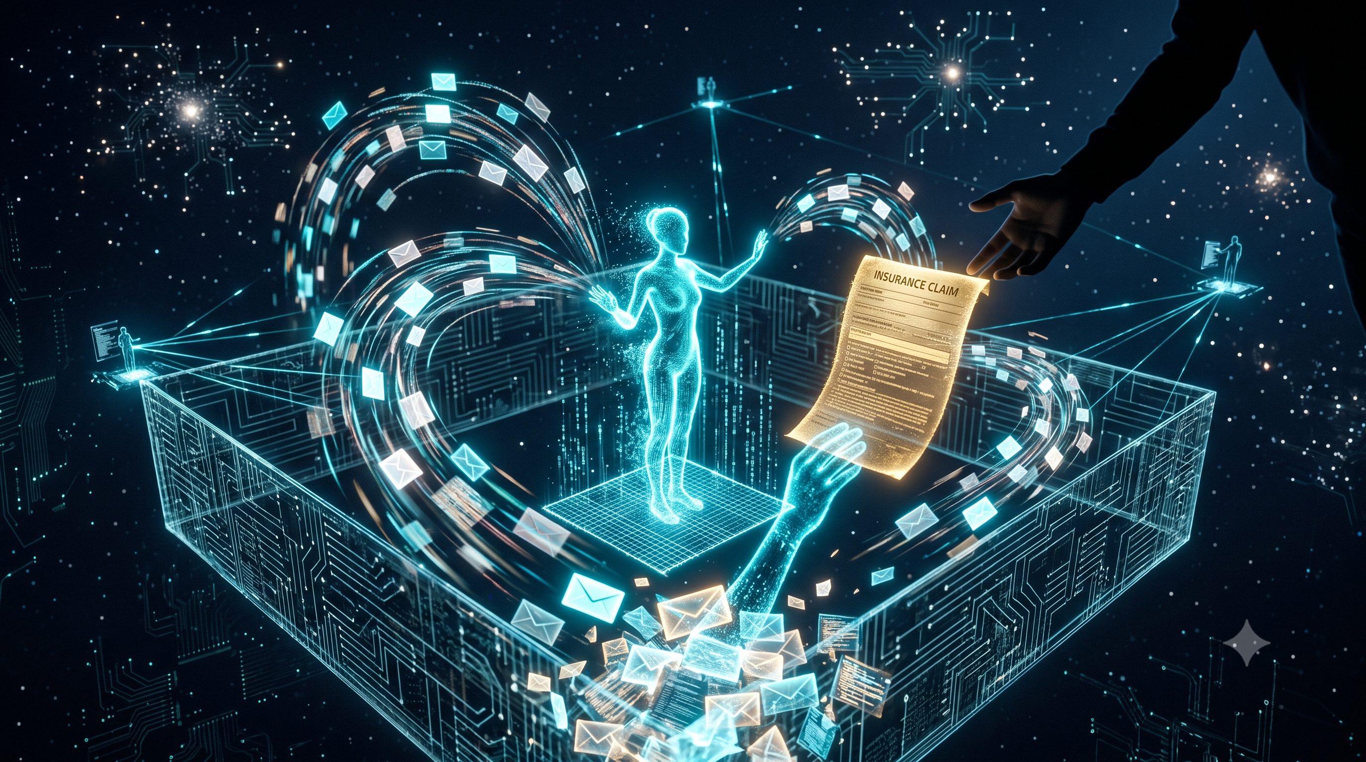 AI chat email agent